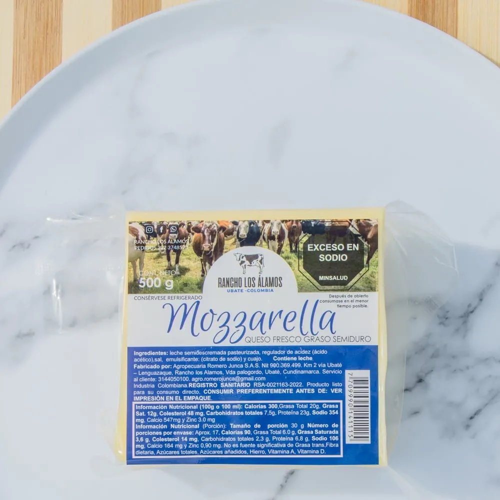 Queso mozzarella