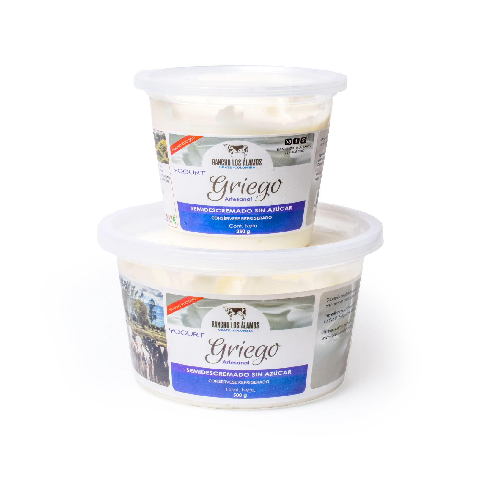 Yogurt Griego Natural – Nutrición y sabor auténtico en cada cucharada